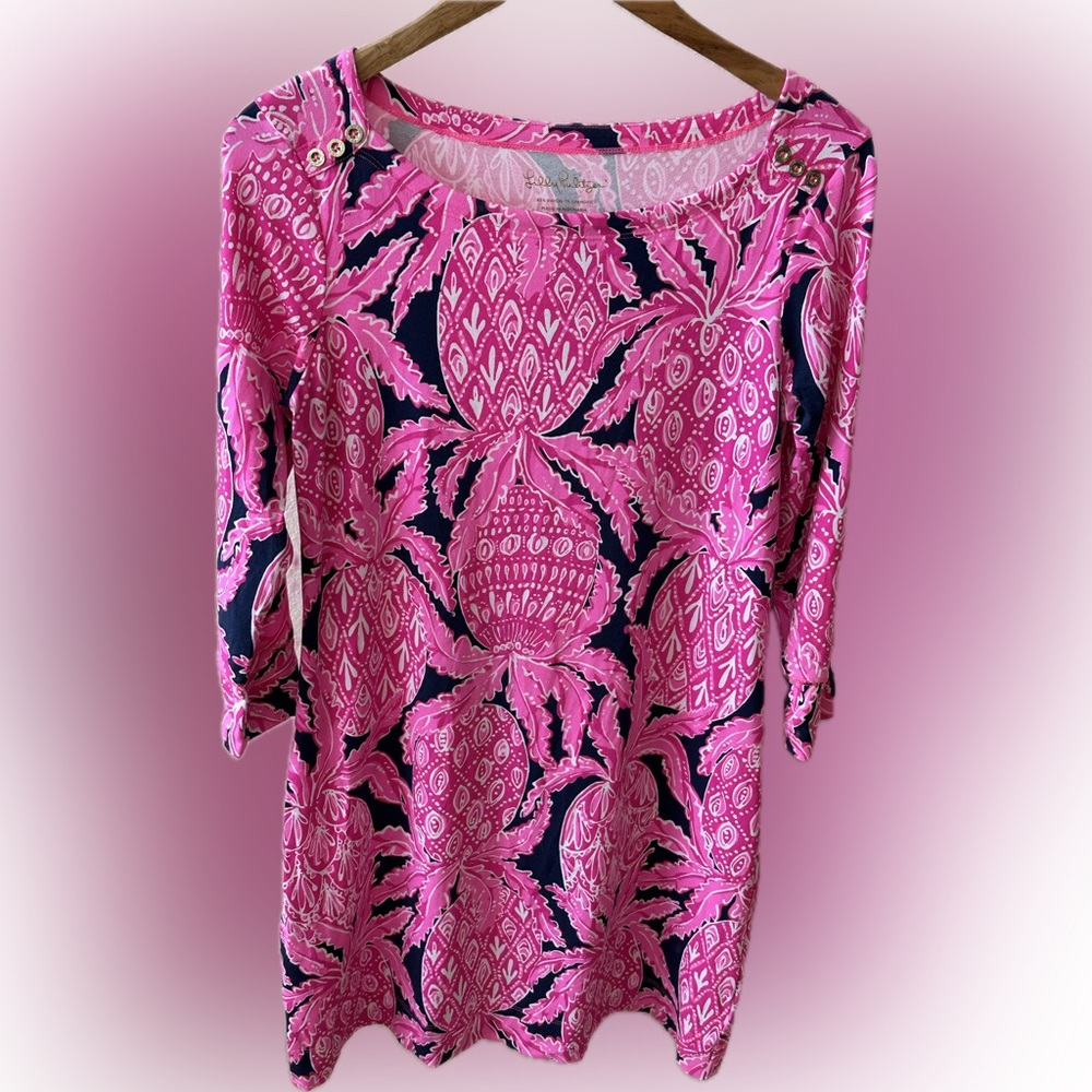Lilly Pulitzer Pink Pineapple Swing Dress